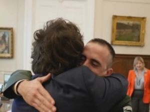 Javier Milei finalmente se encontró con Nahuel Gallo