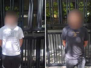 Detuvieron a dos hombres por amenazar con armas de fuego a clientes en un bar de Monserrat