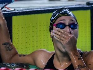 Agostina Hein brilló en los Juegos Suramericanos de la Juventud y rompió un nuevo récord en la natación argentina