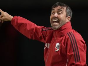 Coudet valoró el triunfo de River en Brasil: "Seguimos sumando de a tres, es una sana costumbre"