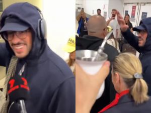 Australia recibió a Bad Bunny con mate en el aeropuerto