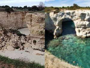 Italia: se derrumbó "El Arco de los Enamorados" en pleno San Valentín