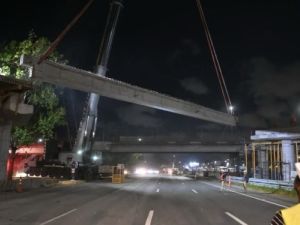 Cierran la autopista Illia y Cantilo para avanzar con el nuevo Puente Labruna