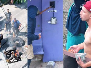 Violenta manifestación de "trapitos" por la implementación del Estacionamiento Medido en Quilmes