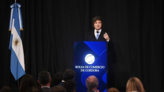 Milei habló en Córdoba: "Tarde o temprano se va a acelerar el crecimiento y va a caer la inflación"