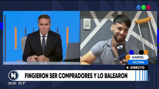 Le dispararon a un influencer de celulares durante un robo en Barracas: todo quedó grabado