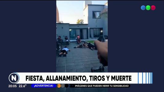 Un muerto y dos detenidos en un tiroteo en una fiesta en Esteban Echeverría: quedó todo grabado
