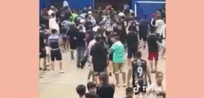 El fútbol infantil se volvió una batalla campal: todo se descontroló por las apuestas