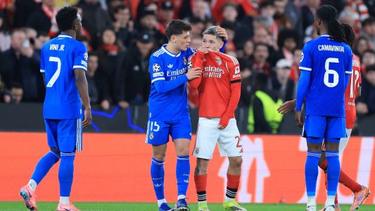 La UEFA suspendió seis partidos a Gianluca Prestianni por su cruce con Vinícius en la Champions League