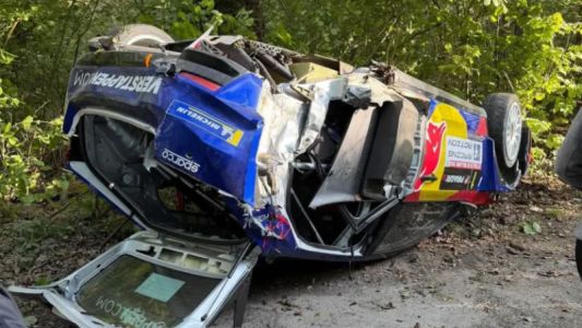 Así fue el impactante accidente que sufrió el padre de Max Verstappen en una competencia de rally