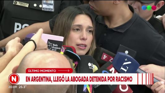 Agostina Páez regresó al país: “Tenía terror de ir a la cárcel”
