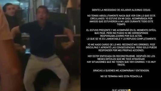 "No se termina más esta pesadilla": la palabra de Agostina tras el polémico video de su papá