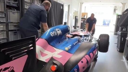 Alpine mostró el auto que manejará Franco Colapinto durante su exhibición en Buenos Aires