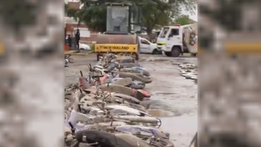 Proponen compactar motos con escapes adulterados en la provincia de Buenos Aires