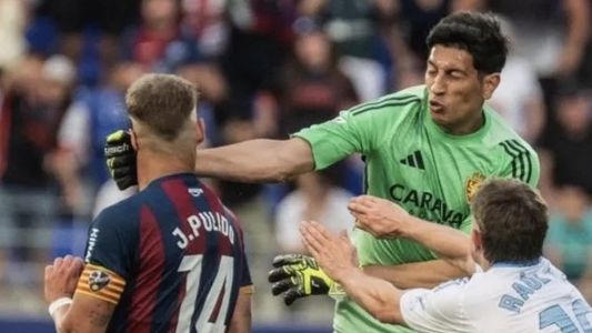 El pedido de disculpas de Esteban Andrada tras su trompada a Pulido en Zaragoza: "Estoy muy arrepentido"