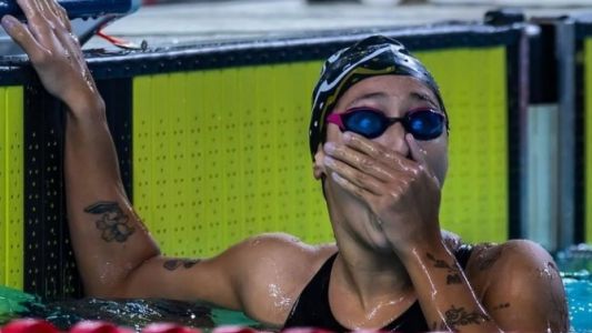 Agostina Hein brilló en los Juegos Suramericanos de la Juventud y rompió un nuevo récord en la natación argentina
