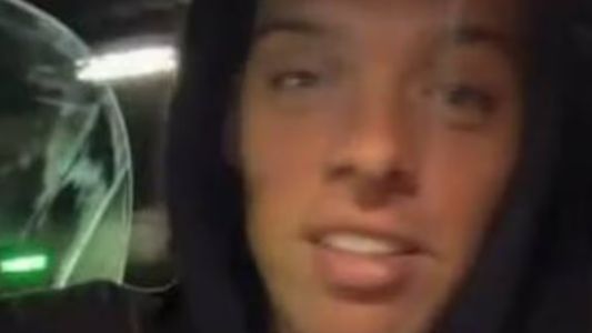 Le sacarán la licencia de conducir a Santiago Maratea por grabar una historia de Instagram al volante