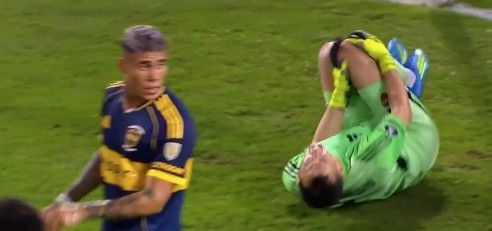 Marchesín se volvió a lesionar y salió llorando: "Me rompí"