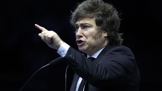 Milei en Expo EFI: “Las barbaridades que dicen los medios de comunicación nunca las vi en mi vida”