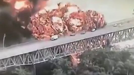 Explotó un camión cisterna en Panamá: un muerto y cuatro heridos