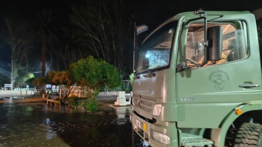 Ciclón extratropical: la Armada Argentina evacuó a 12 personas en Villa del Mar