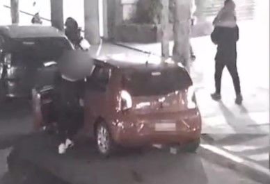 Córdoba: robó un auto con una nena de 4 años adentro y todo quedó registrado