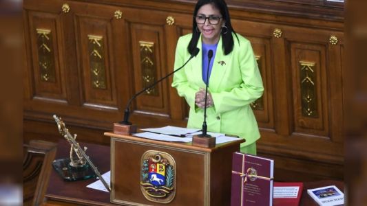 Delcy Rodríguez rechaza comentario de Trump de que Venezuela se convierta en otro estado de Estados Unidos