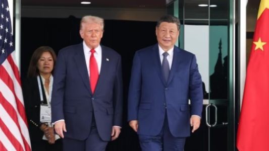 Xi Jinping y Donald Trump se reúnen en Beijing