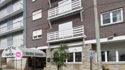 Se incendió un histórico hotel en Mar del Plata