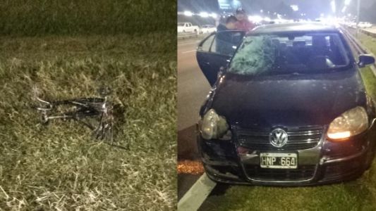 Un nene que circulaba en bicicleta por la Panamericana fue atropellado y murió en el acto