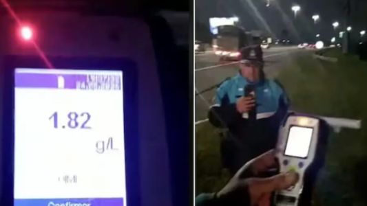 Manejaba alcoholizado, intentó evadir un control y atropelló a un policía en la autopista Buenos Aires-La Plata
