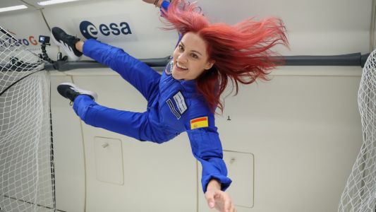 La astronauta española Sara García, de visita en Buenos Aires
