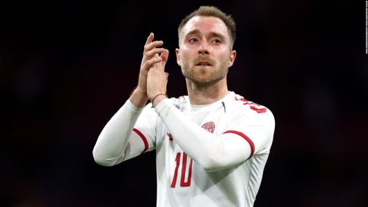 El danés Eriksen se desplomó durante el amistoso ante Ucrania