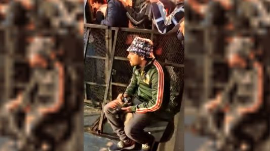 Pablo Grillo asistió al velatorio público del Indio Solari