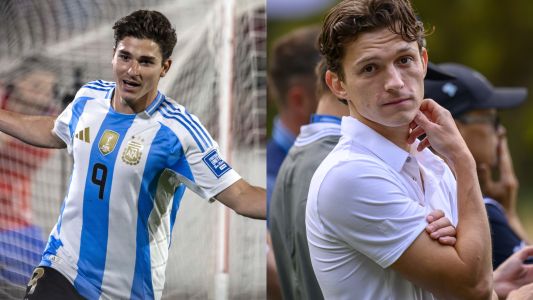 "Te guardamos la 9": la respuesta de Julián Álvarez a Tom Holland