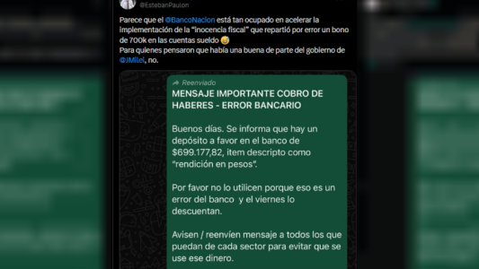 Por error: la Cámara de Diputados depositó 700 mil pesos a sus empleados y piden que "no lo gasten"