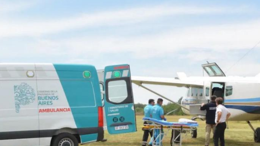El vuelo sanitario de Bastián fue el 18° del año: cómo fue el traslado a La Matanza