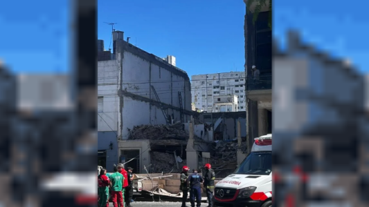 Belgrano: un herido por el derrumbe de una obra en proceso de demolición