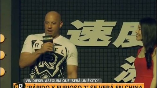 Rápido y furioso 7 se estrena en China
