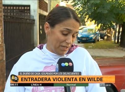 Violenta entradera en Wilde