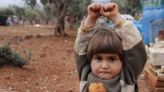 La nena siria que se rinde en cámara