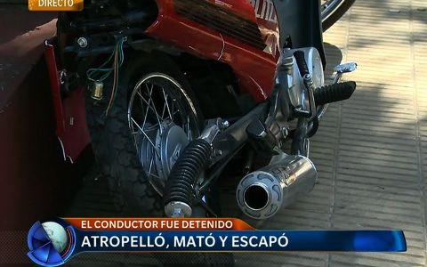 Atropelló, mató y escapó