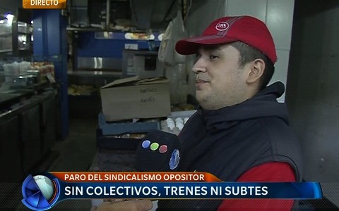 Sin colectivos, trenes ni subtes