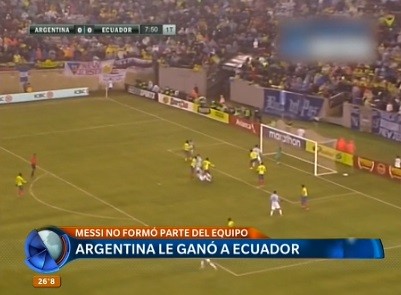Argentina le ganó a Ecuador en Washington