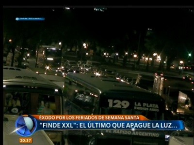 Fin de semana largo: el último que apague la luz