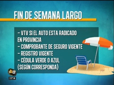 Recomandaciones para salir a la ruta