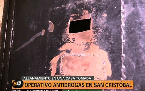 Operativo antidrogas en San Cristóbal