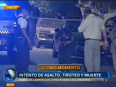 Intento de asalto, tiroteo y muerte en Saavedra
