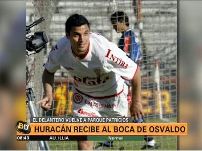 En Huracán se acuerdan de Osvaldo