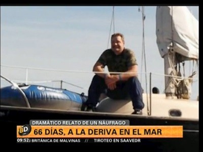 Relato de un náufrago: a la deriva en medio del mar durante 66 días